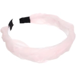 Ободок для волос «МАРЦИПАН», мальта, ширина 3см, микс 6 цветов ( в пакете с подвесом)