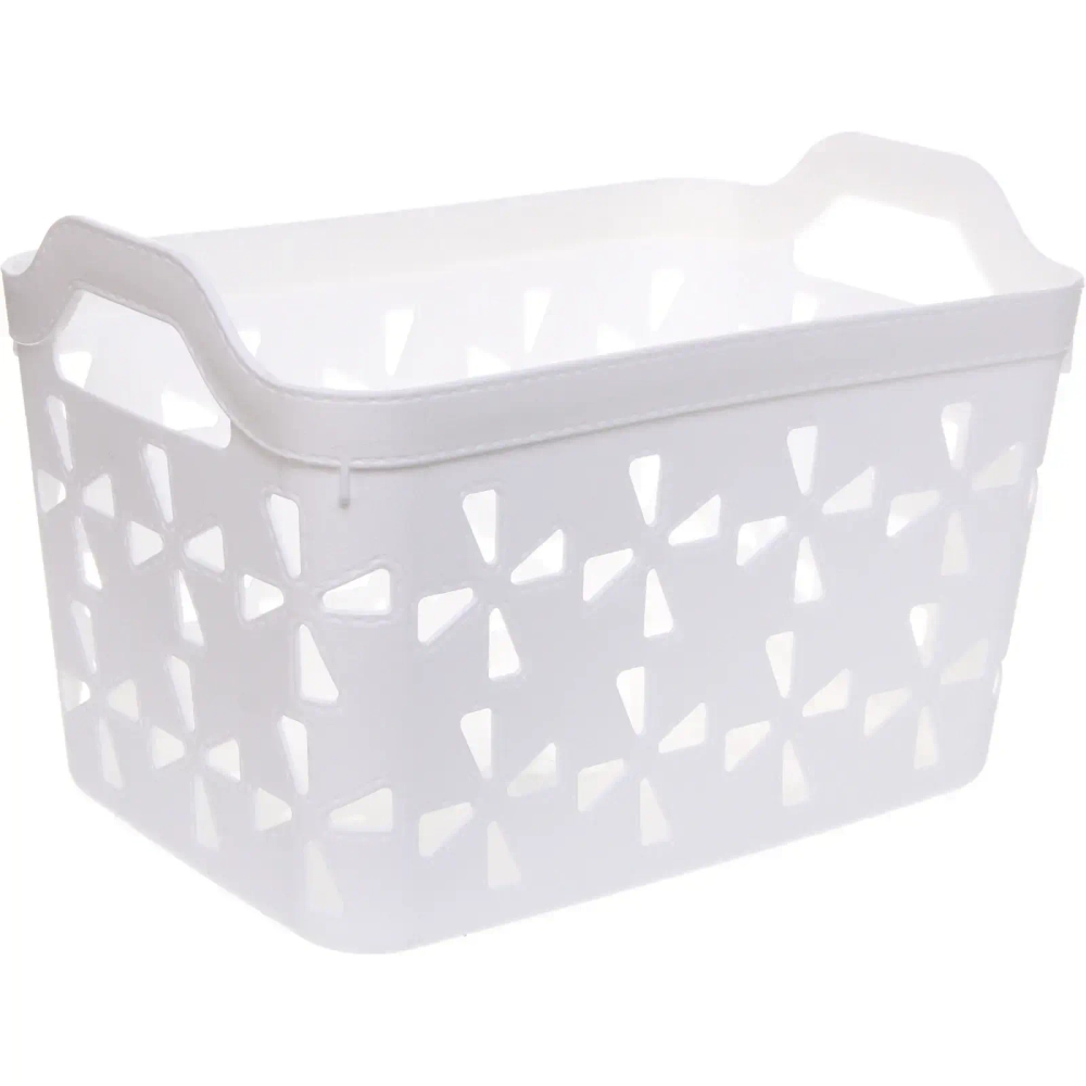 Корзина для хранения «БРУТТИ», цвет дымчатый белый, 31*21*21см (лейбл)