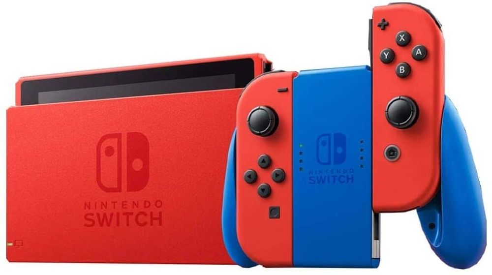 Nintendo Switch V2 Mario Red &amp; Blue edition  Б\У