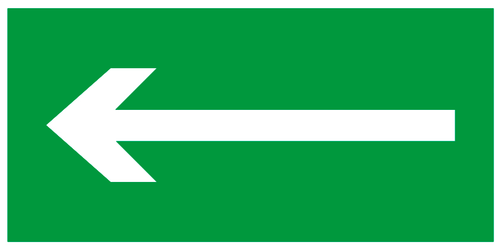 Е 24-02 "Направляющая стрелка влево"