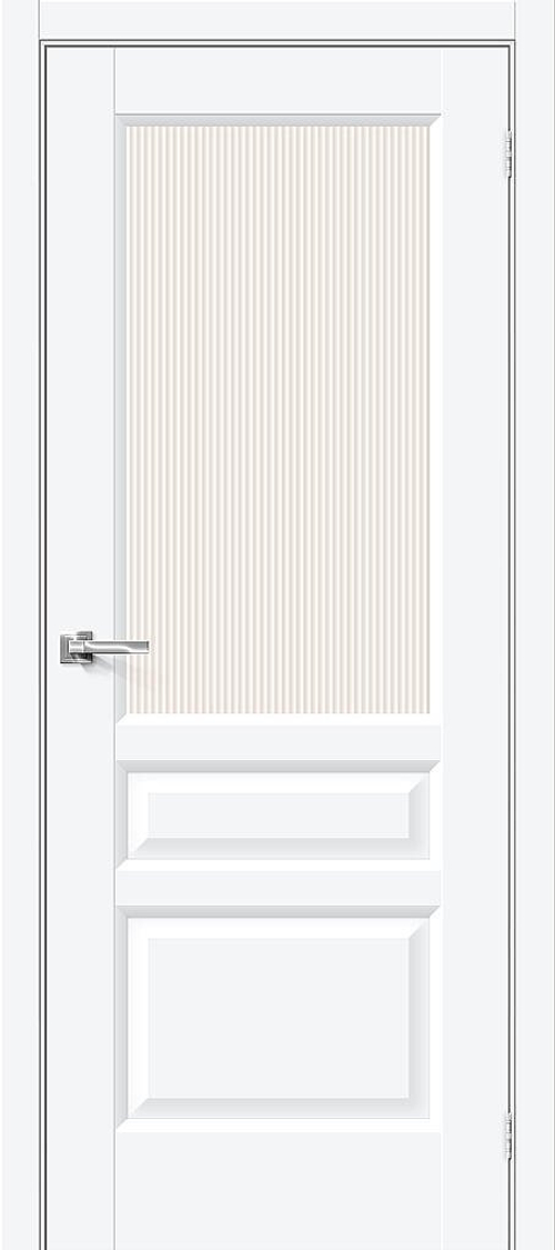 Межкомнатная дверь Неоклассик-35 White Silk / Двери Браво