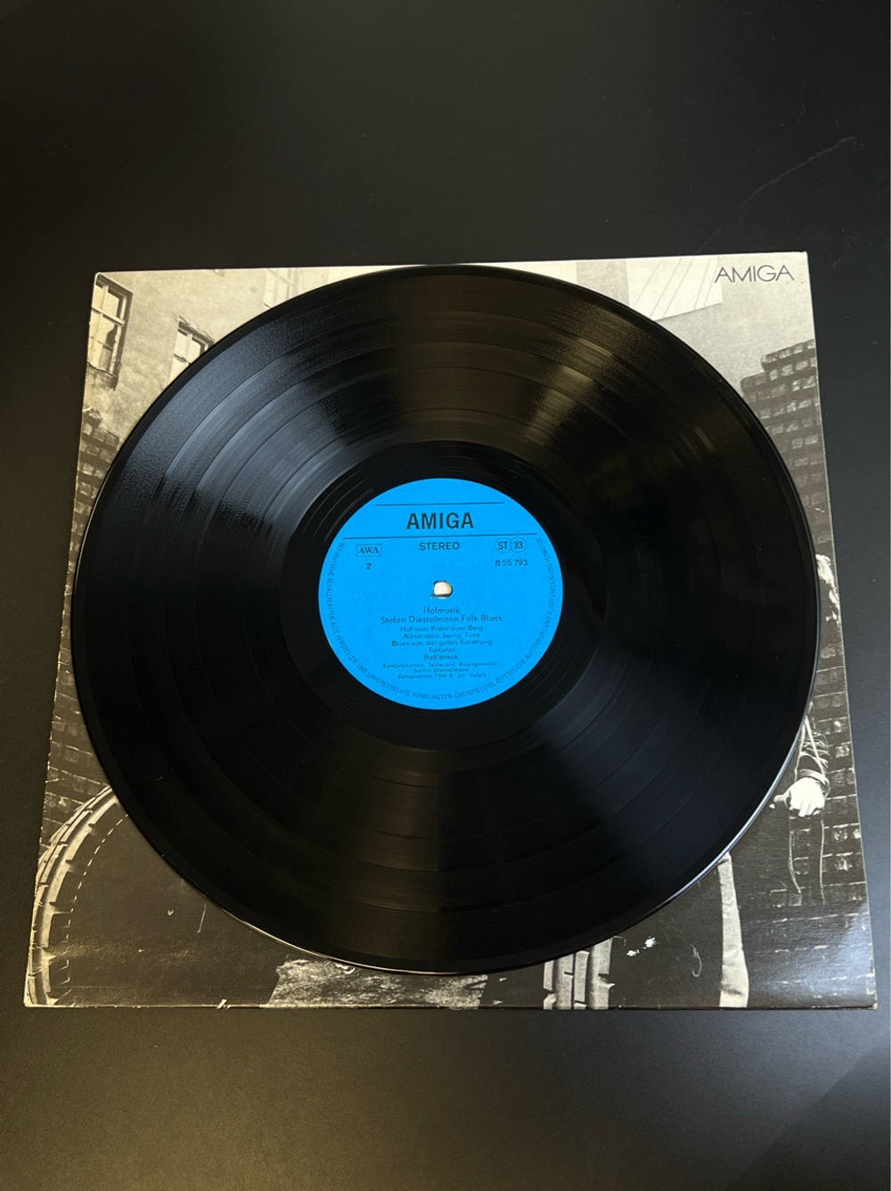 LP Stefan Diestelmann Folk Blues Band – Hofmusik. Виниловая пластинка 12 дюймов. ГДР.