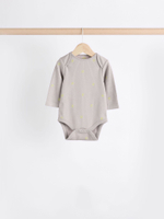 Боди с коротким рукавом для малышей Next B71-858, 5 шт., Бежевый, Серый