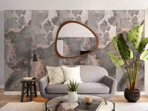 Панель ПВХ фотопечать ФП3210 Аметистовая пудра 2700х250 мм