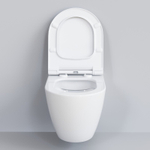 Унитаз Queen 113T20001R (570*360*400) БЕЛЫЙ подвесной БЕЗОБОДКОВЫЙ, 1 место