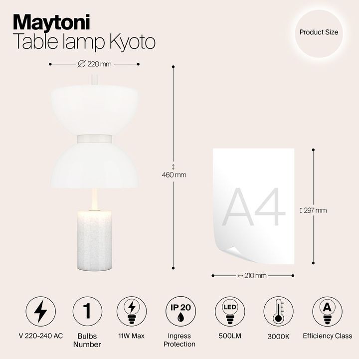 Настольная светодиодная лампа Maytoni Memory MOD178TL-L11W3K