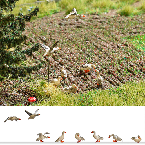 Дикие гуси,  8 шт. (H0)
