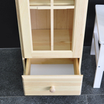 Шкаф витрина Бритта однодверный лак