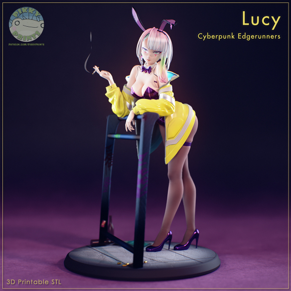 Зайка Люси Киберпанк: Бегущие по краю Фигурка Lucy Cyberpunk: Edgerunners