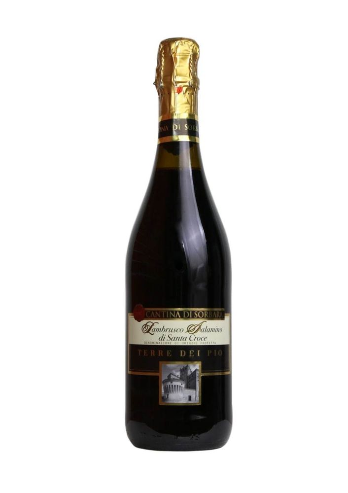 Вино игристое Lambrusco Salamino Di Santa Croce Dop Terre Del Pio 11%