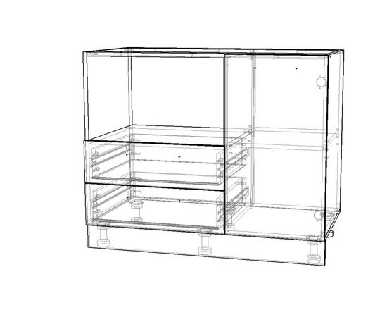 Стол кухонный ТОКИО-61-213-600-400 /1000*820*519/