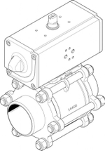 VZBA-3-WW-63-T-22-F0710-V4V4T-PP180-R-9 Шаровой кран с приводом