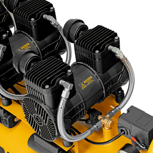 Компрессор безмасл. малошумн. DLP-4500/150, 4,5 кВт, 3х1,5 кВт,150 л, 2850 об/мин,750 л/мин// Denzel