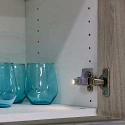 ULK-C02 23A GREY SET2 Светильник светодиодный пушлайт на петлю в кухонный шкаф. на батарейке 23A в-к. Набор из 2 шт. Серый. ТМ Uniel