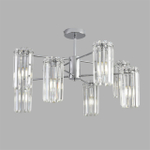 8348/8C CLASSI LN26 156 хром/прозрачный, металл/хрусталь Люстра подвесная E14 8*40W 220V FAVLA