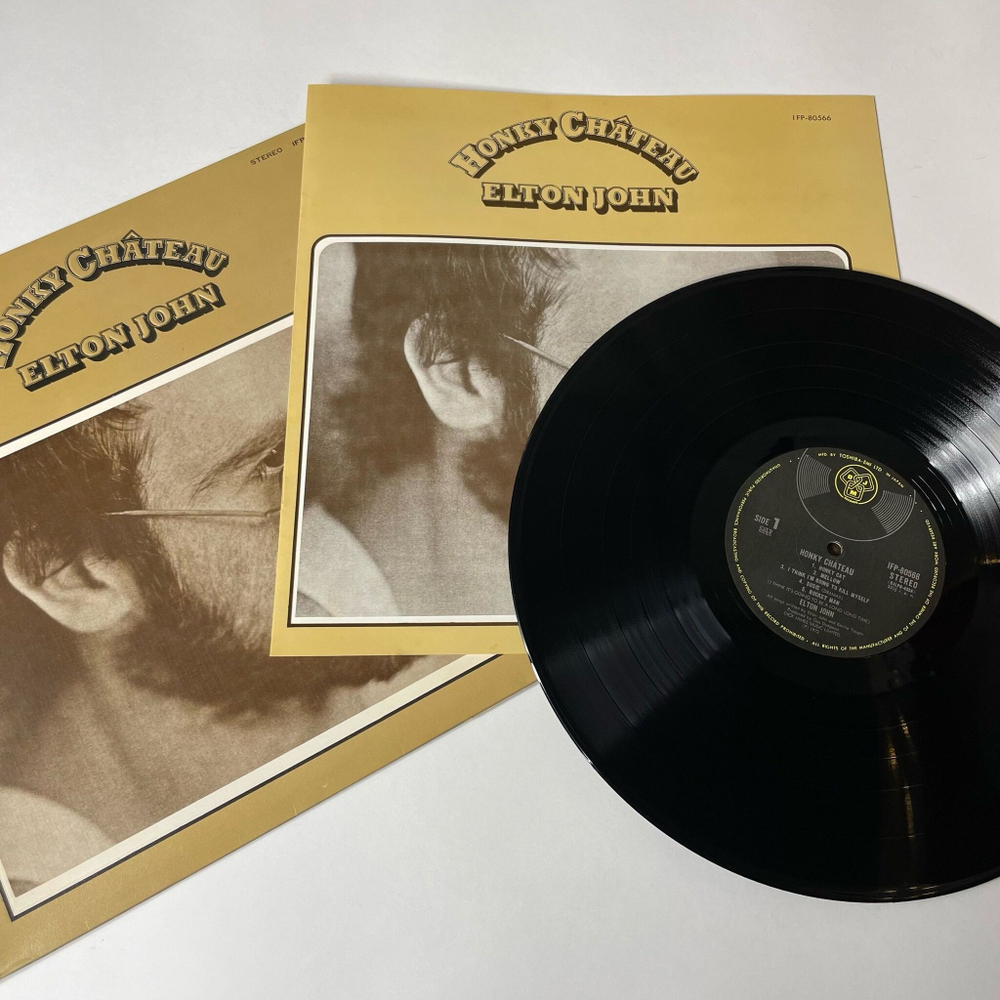 Винтажная виниловая пластинка LP Elton John Honky Chateau (Japan 1972) (No Obi) Rocket Man