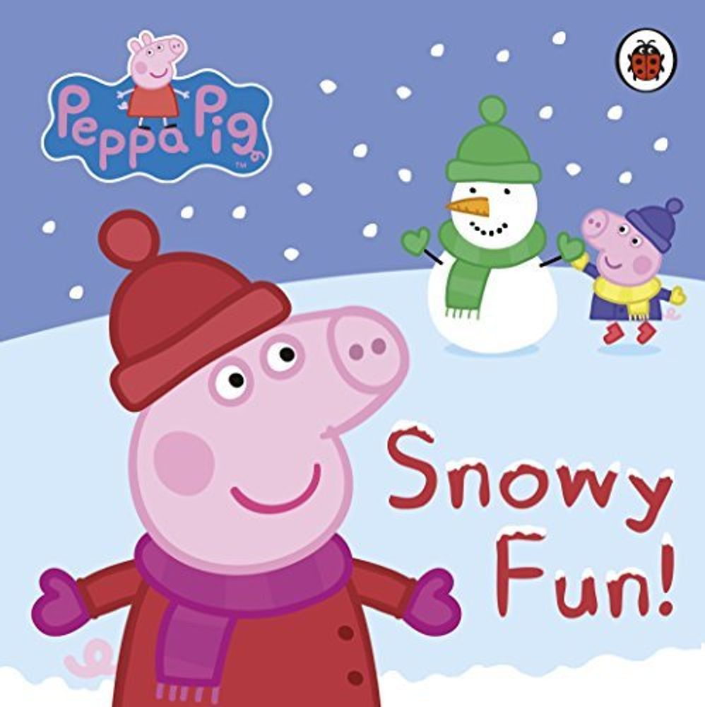 Peppa Pig: Peppa&#39;s Snowy Fun  (board book)