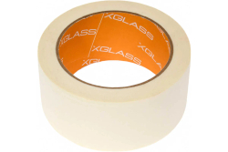 Лента клейкая (скотч) малярная 50ммх50м X-Glass 0505 (коробка 36 шт )(ИксГласс)