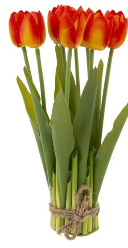 GAEM Цветочная композиция "Тюльпан", L11 W11 H28 см