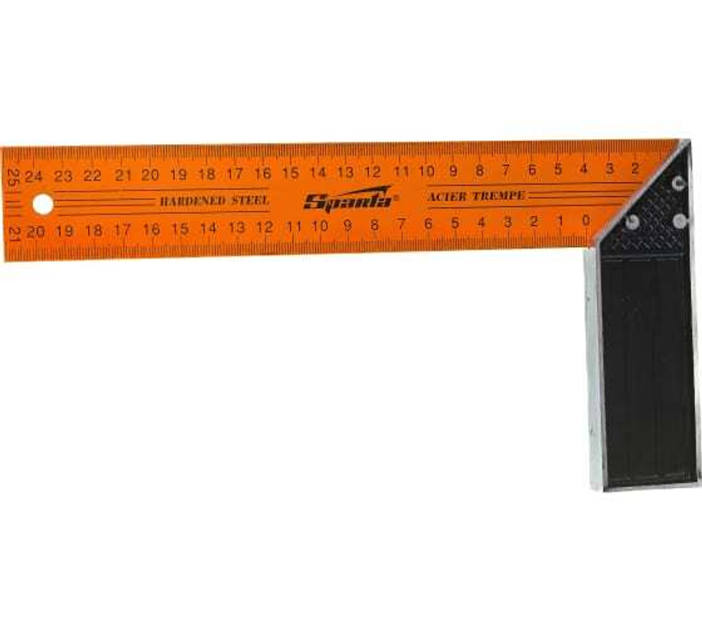 УГОЛЬНИК SPARTA 250ММ МЕТАЛЛИЧЕСКИЙ 323425