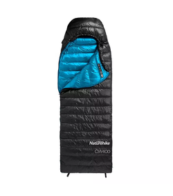 Мешок спальный Naturehike Ultralight CW400 M , 210х75 см, (правый) (ТК: +5°C), черный