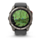 Умные часы Garmin Fenix 8 PRO, 51 мм, AMOLED, Sapphire, Titanium with Graphite/Black Silicone Band