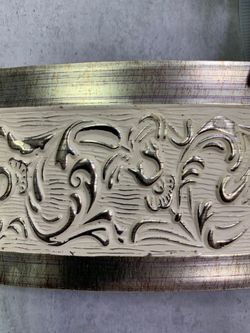 Белое золото "Богемия" (7см) декоративная планка (бленда)