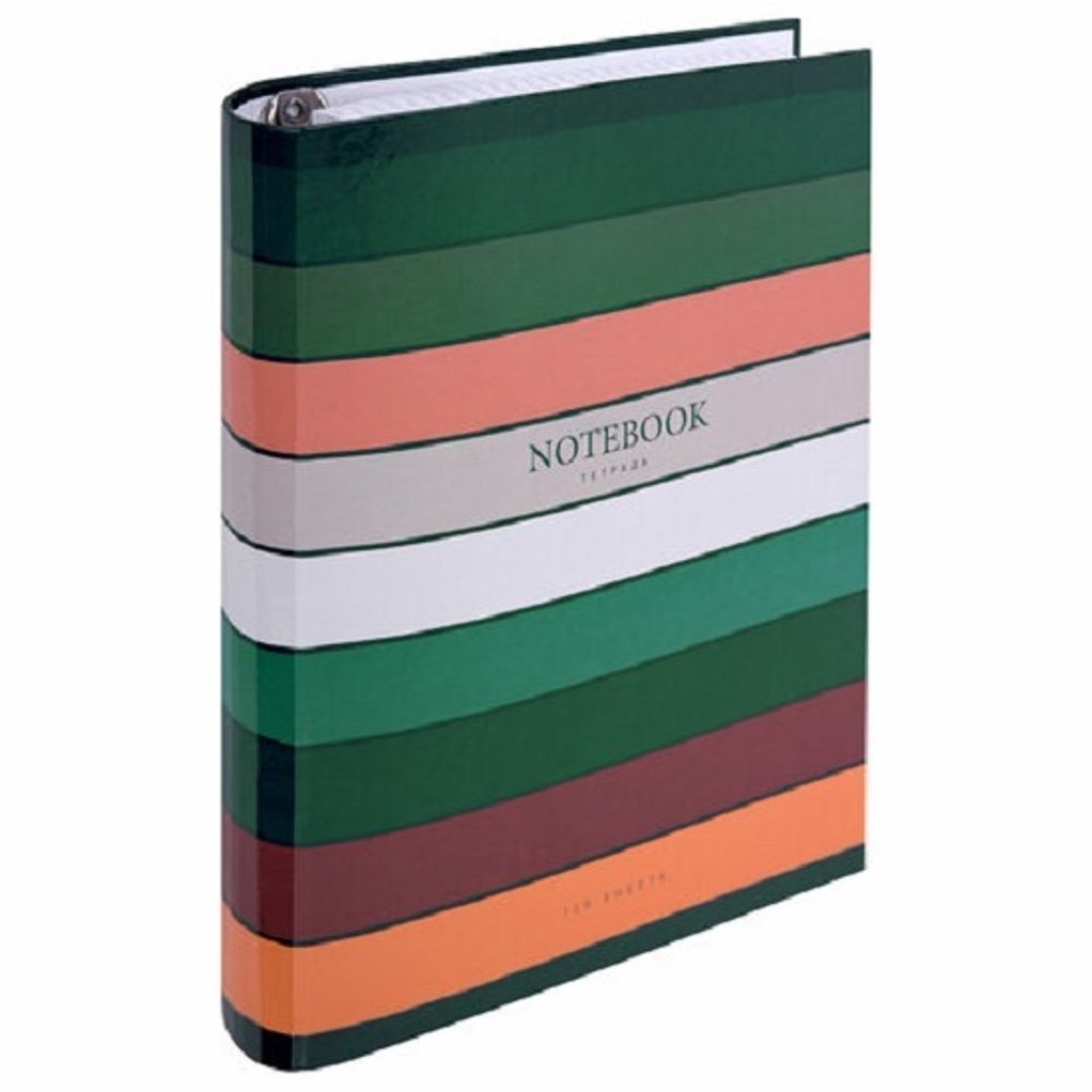 Тетрадь на кольцах 120л, А5, Brauberg Classic, обложка ламинированный картон