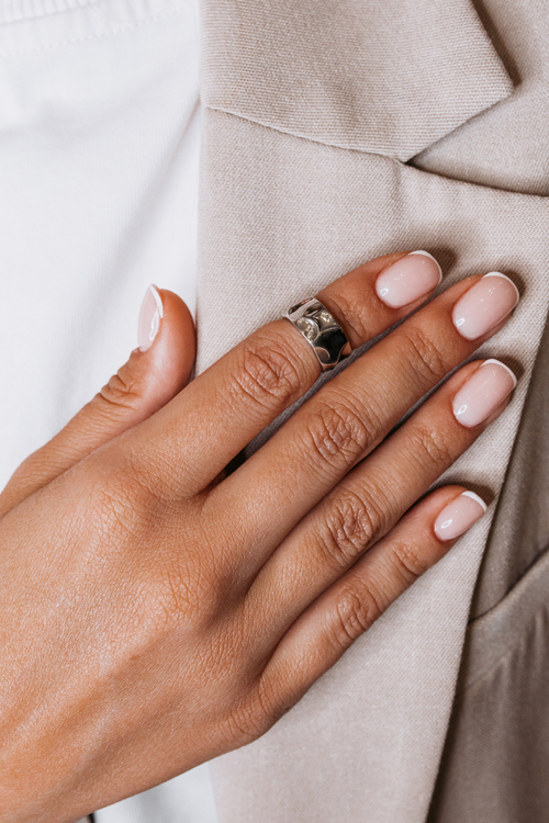 Кольцо фаланговое ''Мятое''