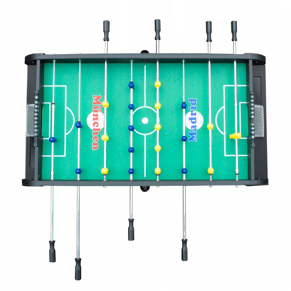 Настольный футбол (кикер) "Rialto" (141 x 73 x 82 см, светло-черный)