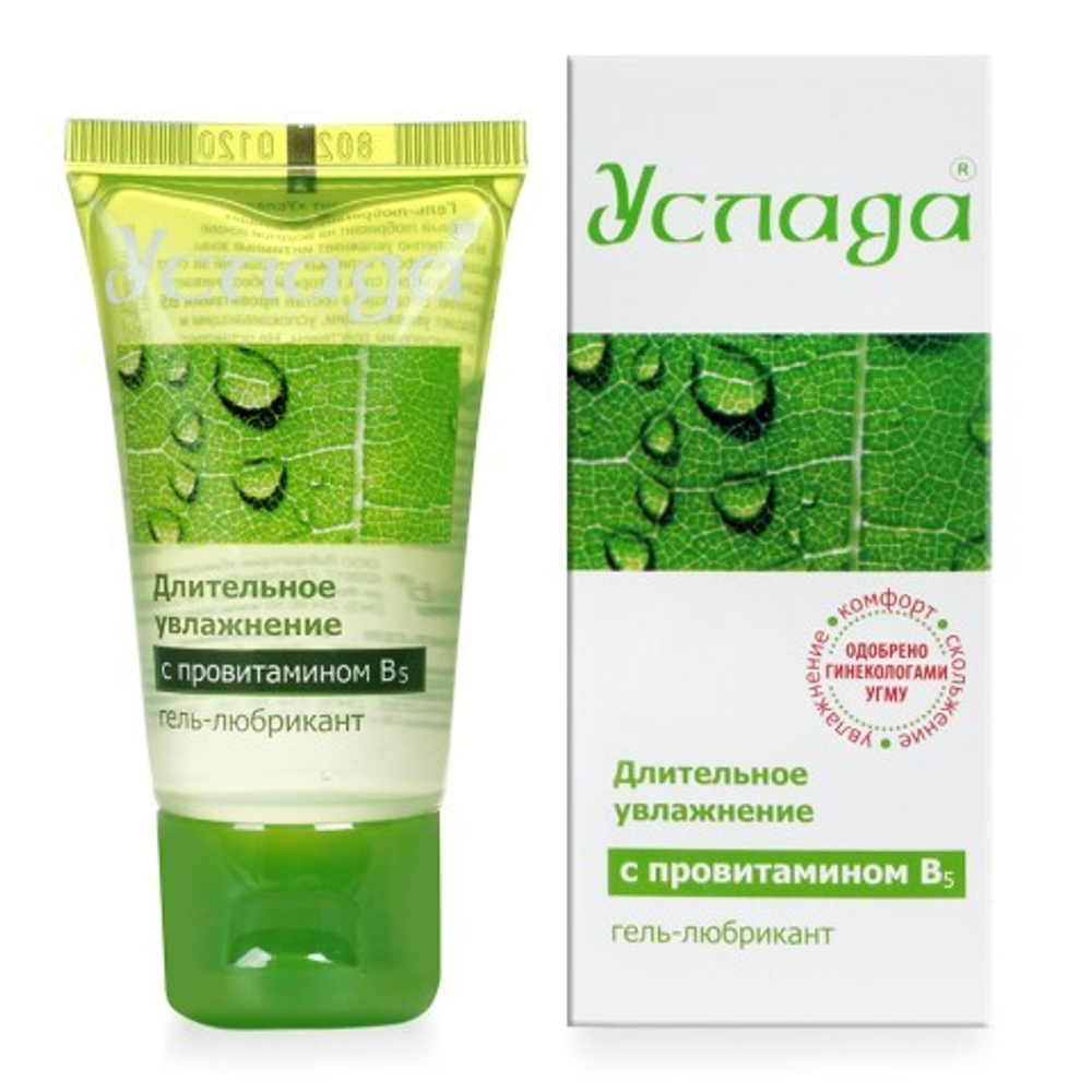 Гель-любрикант Услада с провитамином В5, 60 г