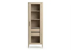 Витрина Type oak стеклянная высота 200 см R (беленый дуб)