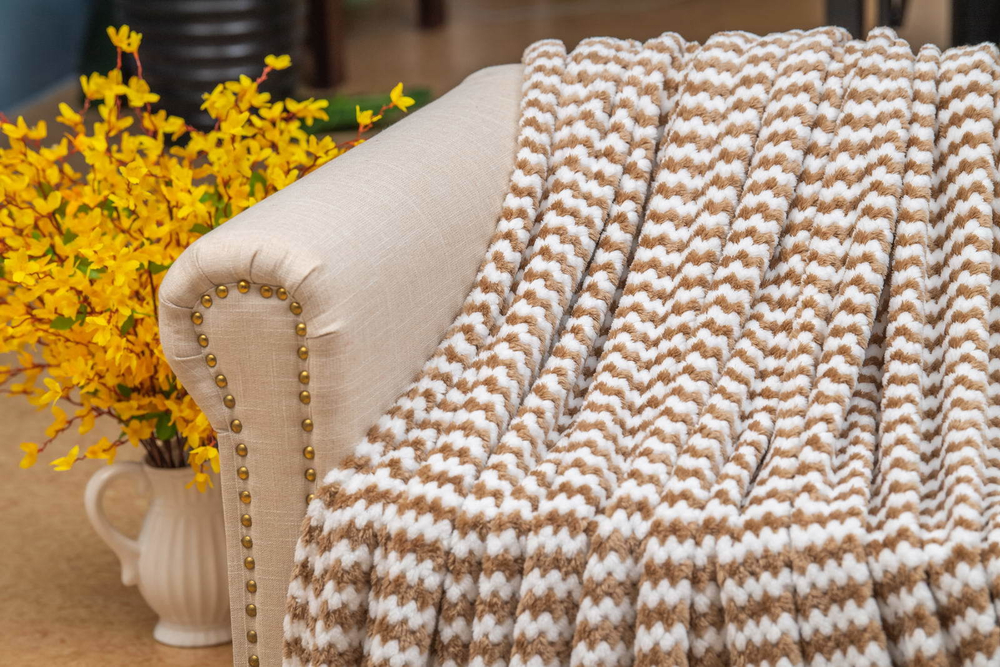 Плед 160х220 Sofi De MarkO Гринда кофе