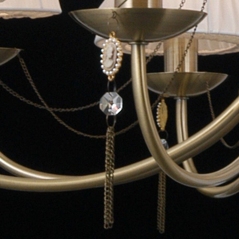 Подвесная люстра ILLUMICO IL0023 IL0023-8PSQ-24 AB CASTOR