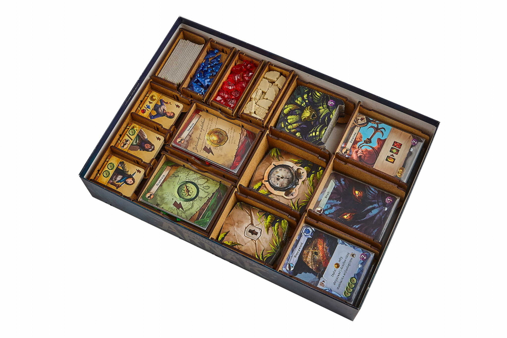 Деревянный органайзер для игры "Руины Острова Арнак" от e-Raptor