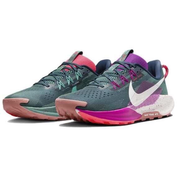 NIKE Pegasus Trail 5 Беговые кроссовки Низки Полевые зеленые Мужские
