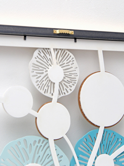 Панно на стену для интерьера "Абстракция" 27*57 см