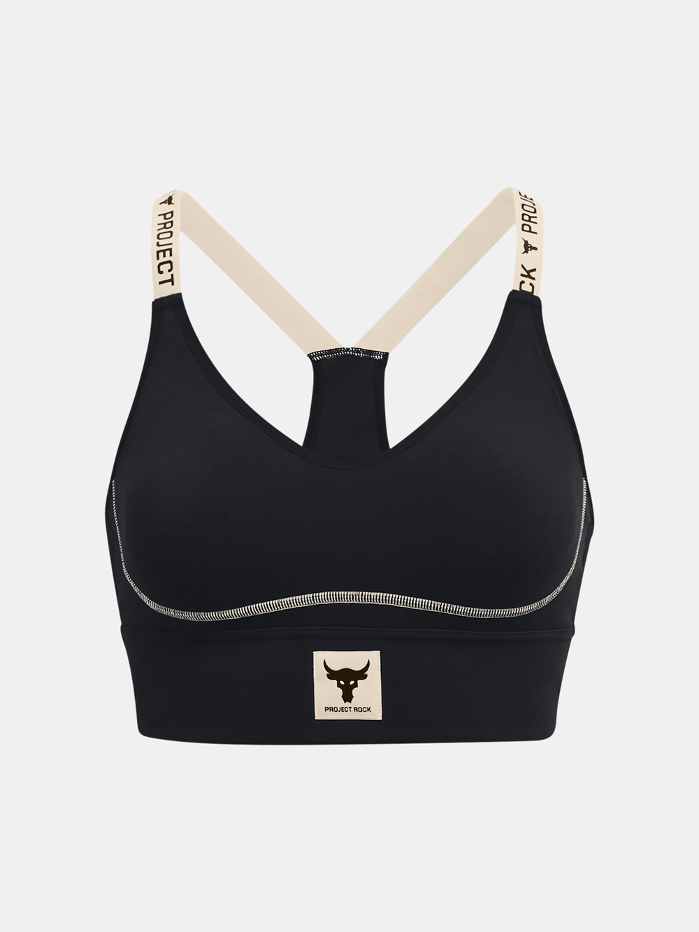 Топ Женский Under Armour Pjt Rock Infty Mid Bra-BLK