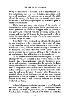 The Art of Living long | Luigi Cornaro