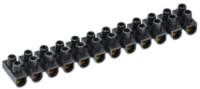 Колодка клеммная ЗВИ-30 н/г 6-16кв.мм 12 пар черн. IEK UZV5-030-10