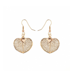 Серьги Ester Bijoux Денежный Лист LF93C-RG BR
