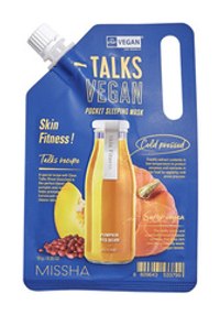 533805 Missha Talks Vegan Squeeze Pocket Sleeping Mask Skin Smoother,Отшелушивающая ночная маска 10 мл