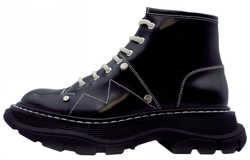 Alexander McQueen Tread Lace-up Boots