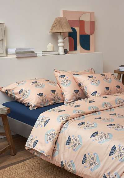 Набор наволочек &quot;Летний цветок&quot; из премиального сатина из коллекции russian north, 70х70 см