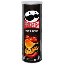 Чипсы картофельные Pringles Hot and Spicy 165 г 3 шт