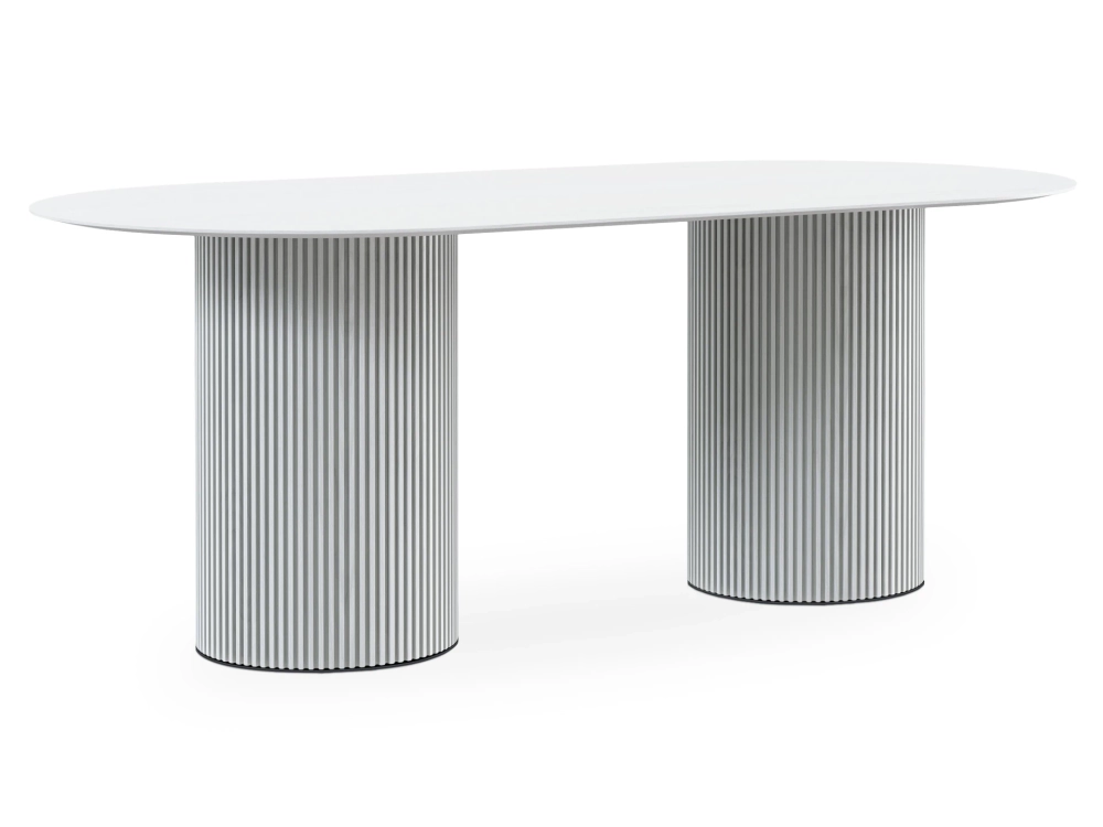 Стол обеденный овальный Mono Stripe 200х100