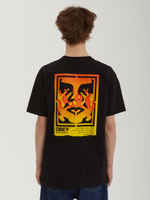 Мужская Футболка Obey Icon Stencil Flame