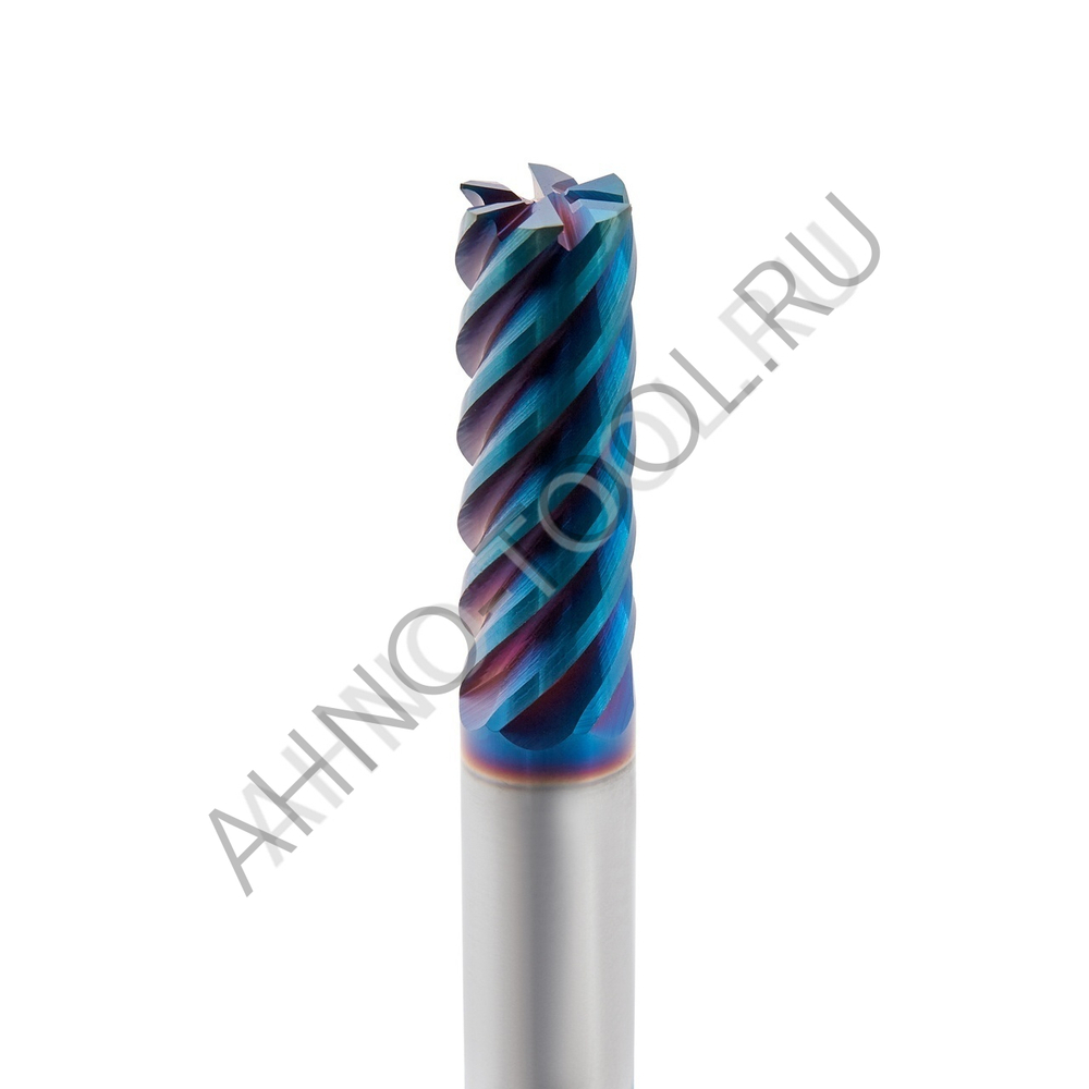 Фреза твердосплавная   6мм (L=50, l=18, хв=6) Z6 45° по закаленной стали BRHM-6E-D6.0 HRC65 AHNO