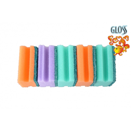 Губка хозяйственная Профиль Gloss 5 шт