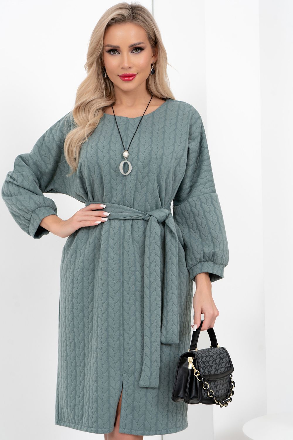 Платье Сара (полынь) Р11-989/16 Nikol (Акция)